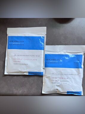 New Direction Advanced Shakes - Double Chocolate & Very Vanilla